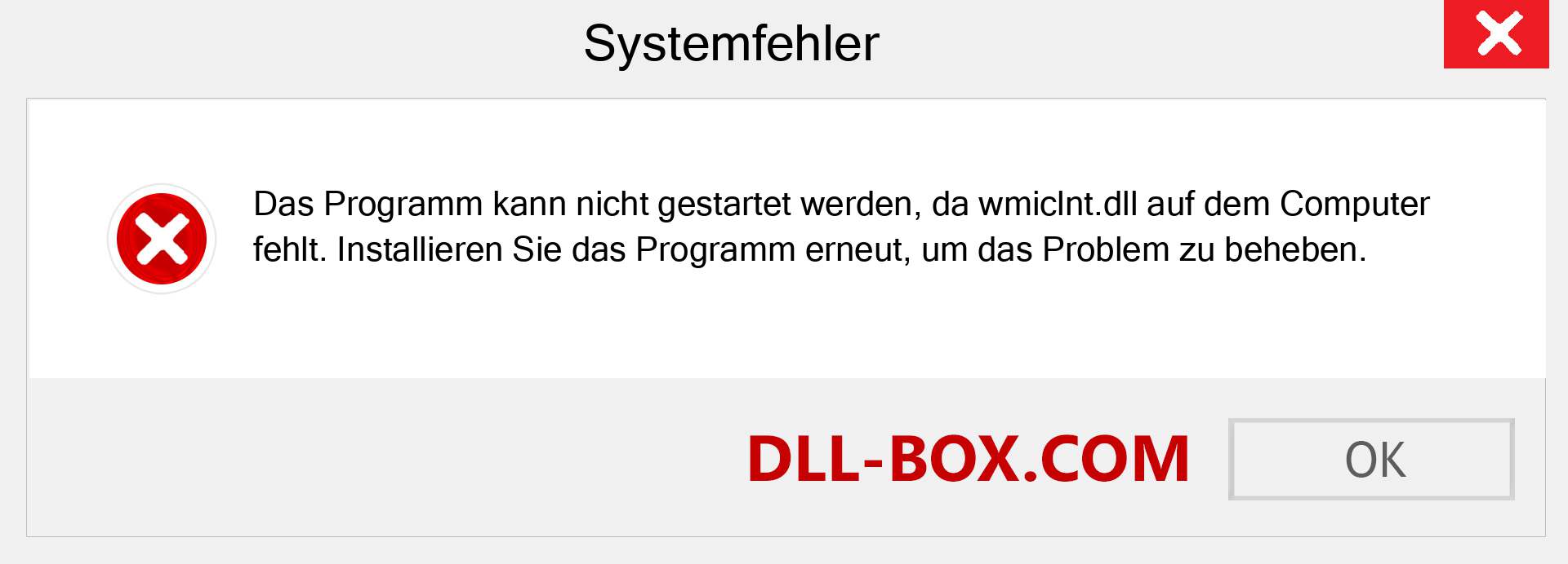 wmiclnt.dll-Datei fehlt?. Download für Windows 7, 8, 10 - Fix wmiclnt dll Missing Error unter Windows, Fotos, Bildern