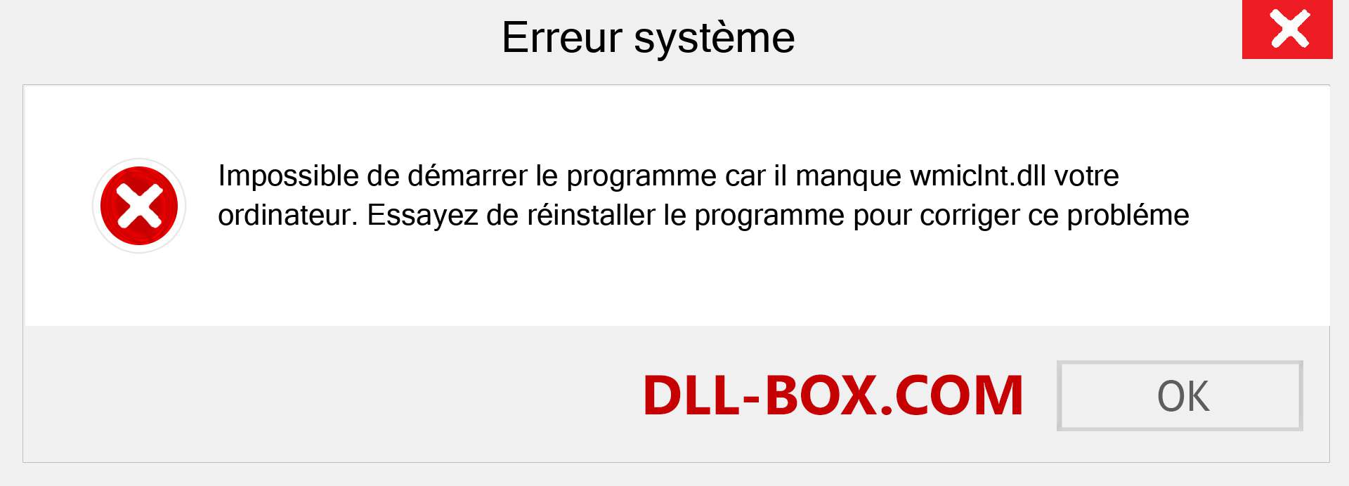 Le fichier wmiclnt.dll est manquant ?. Télécharger pour Windows 7, 8, 10 - Correction de l'erreur manquante wmiclnt dll sur Windows, photos, images